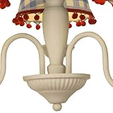 lounge-zone Lüster Kronleuchter Kinder-Kronleuchter Kinderzimmer-Kronleuchter Kinder-Lüster Kinderzimmer-Lüster Pendelleuchte Pendellampe Hängeleuchte Hängelampe Kinder Kinderlampe Kinderzimmer Kinderzimmerlampe THUNBY 3 Lampenschirme Vichy Karo 11982 - 3