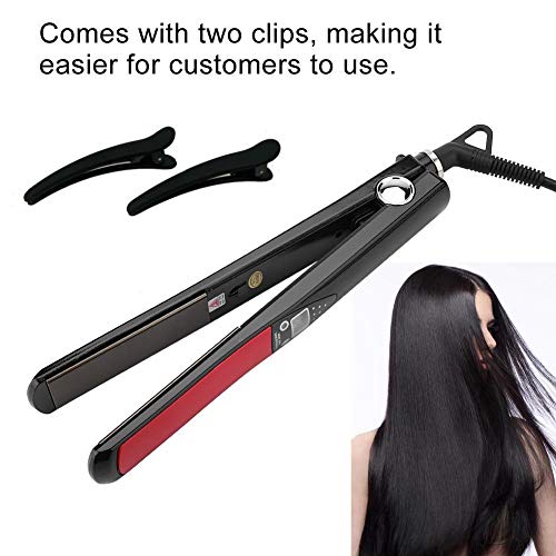 Mini Hair Straighteners Adjustable Temperature Flat Titanium Heating Plate Salon Style Tool for Instant Hair Styling for Straight Hair and Curly Hair Red Black UK reviews Mini Hair Straighteners Adjustable Temperature Flat Titanium Heating Plate Salon Style Tool for Instant Hair Styling for Straight Hair and Curly Hair Red Black UK