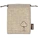 Produktbild InLine 22318S Universal Hanftasche mit Kordel, 160 x 130 mm beige/braun