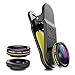 Price comparison product image Black Eye 3-pack G4 with Wide angle-, Macro- and Fisheye lens, optimized for smartphones built in/after 2018 (Universal clip attachment, 155° wide-angle, 20x macro and 180° fisheye lens)