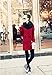Arrowhunt Women's Knitted Pullover Long Sleeve Jumper Long Sweater Red