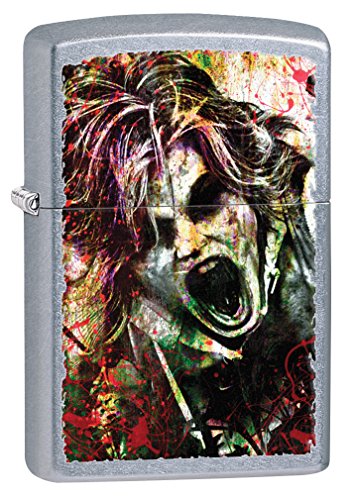 Preisvergleich Produktbild Zippo "Zombie" Windproof Lighter - Street Chrome