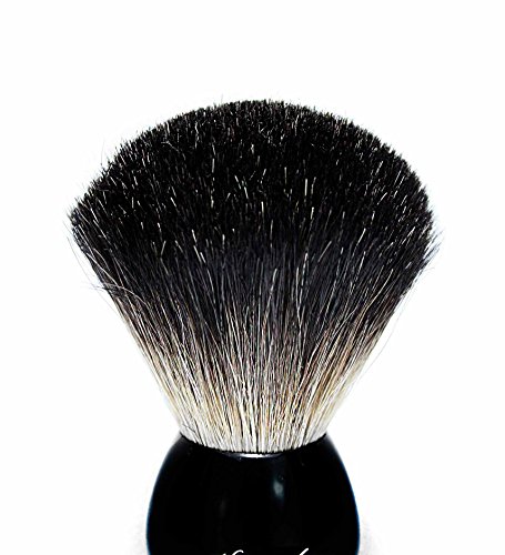 100% Pure Black Badger Hair Shaving Brush for Men's for All Skin Types and Smooth - Image 3