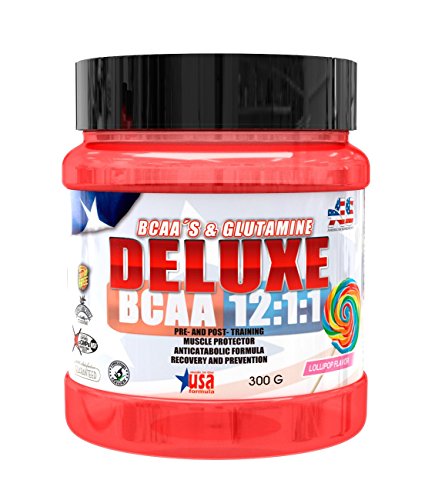 American Suplement - Deluxe 12:1:1 (BCAAs y Glutamina) - 300g - Piruleta