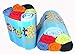 Bright Bots Boy Combo Terry Towelling Nappy Squares (Pack of 6)
