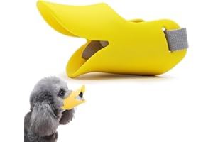 AYVRUOP Museruola per cani a forma di becco d'anatra, museruola traspirante per animali domestici, aspetto carino a becco d'anatra, adatta per cani di piccola e media taglia