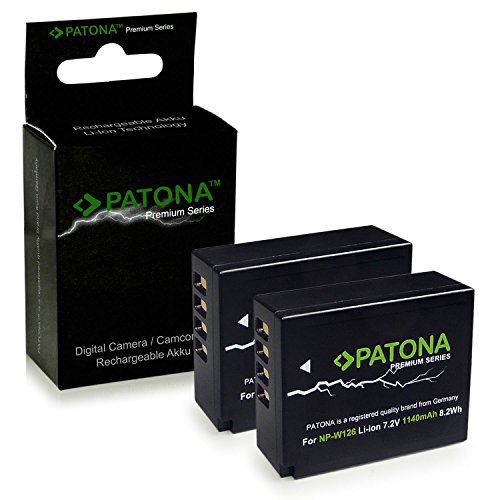 DSTE NP-W126 NP-W126s Batteria + Caricabatteria Compatibile per Fujifilm NP- W126s FinePix HS30EXR HS33EXR HS35EX HS50EXR X-A1 X-E1 X-E2 X-M1 X-Pro1 X-T1 X-T10