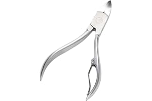 YNR Nail Clippers for Cats & Dogs – Stainless Steel Pet Claw Cutter with Wire Spring, Sharp Blades, Cat Nail Clipper, Professional Grooming Tool | 3/4-inch/12 cm