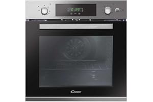 Candy FCPS615X/1/E Forno Elettrico da Incasso, Ventilato, Capacità 70 Litri, Cottura a Vapore e Pulizia Idrolitica, 8 Programmi, 59,5x56,8x59,5 cm, Inox, Classe A