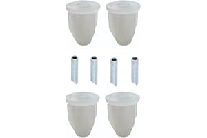 prometeo electronics Kit da 4 adattatori per bottiglia + 4 barre filettate M10 da 30mm Kit per illuminazione bottiglia