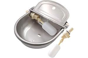 MUALROUS Abbeveratoio Per Abbeveratoi Per Bovini Abbeveratoio Per Abbeveraggio Automatico In Acciaio Inossidabile Con Valvola a Galleggiante Per Cane Cavallo Per Bovini Capra Pecora