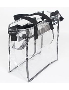 Clear Cross Body Messenger Umhängetasche Clear Tote Bag Entspricht der NFL und PGA Stadium Security Approved