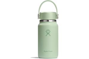 Hydro Flask – Micro Hydro 200 ml – Leakproof, Insulated Mini Flask – Keeps Drinks Cold & Hot Up to 7 Hrs – Compact & Durable - Aloe