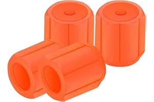 KAREN66 4 Stück Leuchtend Ventilkappen Auto Universelle Fluoreszierende Reifen Ventilkappen PKW Fahrrad Motorrad Ventildeckel