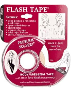 Braza FLASH TAPE Doppelseitig Klebeband Für Perücken Körper Brüste Klebeband