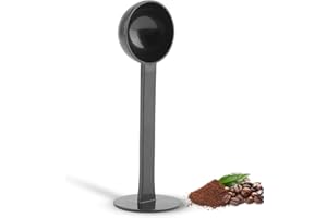 CYRANK Cuillère à Doser, Cuillère à Doser Pour Café Moulu, Cuillère-Mesure à Thé, Cuillères Mesure à Café Et Tamper Cuillère à Café Cuillère Doseuse Avec Tasseur Pour Café Moulu, Capacité 8g