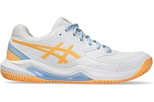 Asics Gel-Dedicate 8 Pádel Blanco Naranja Mujer 1042a241