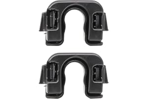 Adunsiaoto 4 Pezzi Fissaggio per Bagagli Posteriori, Clip per Mensola Pacchi 015532109E, Portabagagli Auto Staffa Di Fissaggio Della Mensola Pacchi Automobilistici Accessori Universale