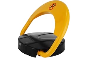 FlowerW 20M Remote Controller Electronic Private Parking Space Lock Replaceable Battery Parking Space Saver Lock Automatic Barrier Alarmed Carport Tool Durable