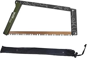 GETBSTOOP Folding Saw with Storage Bag Multifunctional Camping Handsaw for Wood (Green)