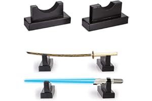 Support d'épée sabre laser, support d'épée de samouraï, support de batte de baseball, présentoir en bois, présentoir horizontal