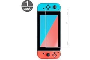 InnoTechs - Protection écran pour Nintendo Switch en Verre Trempé - Premium Ultra Résistant en Verre Trempé - Oléophobe 100% Transparent