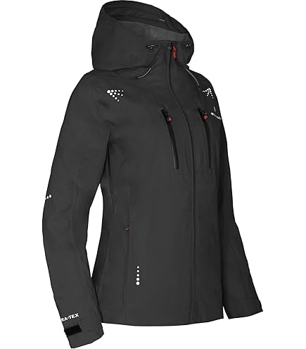 Bergson KURRIKA Damen Regenjacke - Leicht Wattiert & Wasserdicht Mit 20.000mm Wassersäule