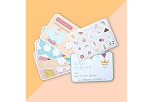 Système de récompense Paradis - Apprentissage de la propreté pour enfants - 20 cartes de récompense, 120 autocollants de récompense et diplôme pipi - Tableau de Récompenses