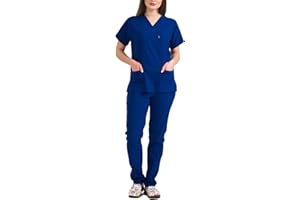 ELLYSHINE Professional Medical Uniforms & Scrubs - Soft Stretch Fabric Scrubs Uniforms Women Set - Scrub Top and Scrub Bottom