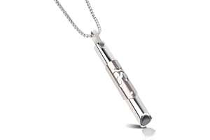 HOKHIM Breathing Necklace,Anxiety Necklace,OM AUM Breathlace,Breathe Yoga Symbol Necklace