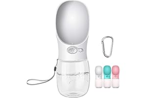 COTOP Bouteille d'eau Portable pour Chien, 350/550ml Bouteille d'eau de Voyage antibactérienne de qualité Alimentaire pour Chien et Chat, Eau Potable pour Animal de Compagnie en Plein air