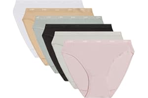 DIM Culottes Femme Lot de 6 | Les Pockets Ecodim Coton | Douceur & Confort | Ceinture Invisible | Multicolores | Style Classique