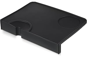 SDHIIOLP Alfombrilla de silicona para tamper, estera de silicona para café expreso con protección de bordes, alfombrilla antideslizante para café, accesorios de barista, alfombrilla de goma para barista,