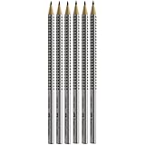 Faber Castell 2001 - Set de 6 lápices (dureza HB, con agarre ergonómico)
