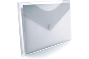 Office Box, Packs de Carpeta Sobre con Cierre de V-Lock Formato A4+ Ultra Brillante con acabado Soft Touch, Fabricado en Polipropileno 100% ECO.