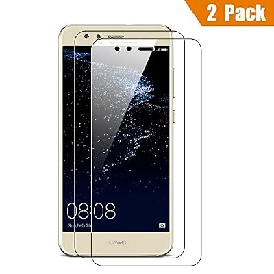 Angozo Protection écran Huawei P10 Lite en Verre Trempé, Angozo Film Protection d'écran en Verre Trempé pour Huawei P10 Lite (la taille des films est intentionellement réduite à cause d'un écran bombé)