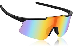 UKNOWISA Cycling Polarized Glasses Sports Sunglasses UV400 Protection Driving Motorcycle Hiking Fishing men women
