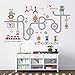 Produktbild YANCONG Wandtattoos Fenster Poster Auto Jungen Geburtstagsgeschenk Wandbild Cartoon Auto Roboter Wandaufkleber Für Kinderzimmer Jungen Kinder Schlafzimmer