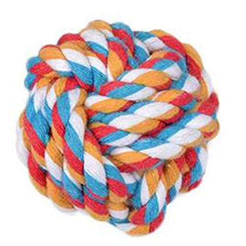 Hosaire-Pet-Dog-Braided-Cotton-Hand-pull-Rope-Knot-Ball-Chew-Toys-Teeth-Cleaning-Ball-Random-Color