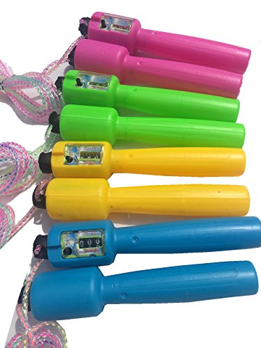 Childrens Adjustable Skipping Rope With Counter Fitness Jump Exercise Gym Training By HTUK® Childrens Adjustable Skipping Rope With Counter Fitness Jump Exercise Gym Training By HTUK®