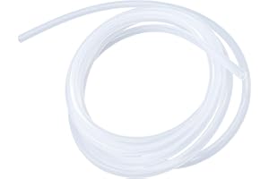 LAVMHAB Clear Silicone Tube Food Grade Hoses Size 5mm x 8mm, Length 4m (13.1ft), Thickness 1.5mm, Flexible Rubber Silicone Tubing for Air Hoses Water Pipes