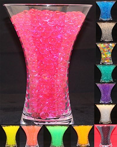 LUXURY WATER CRYSTAL BEADS WEDDING TABLE DECORATIONS CENTREPIECES WATERBEADS DECOR (Pink)
