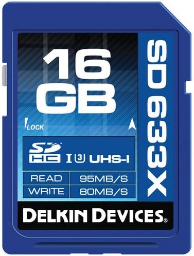 Delkin Devices 16GB Elite UHS-I SDHC Memory Card