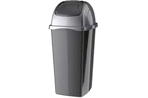 Bama Spa Mülleimer Schwingdeckel Eimer Schwingeimer Mülltrenner Abfalleimer Küche 65 L