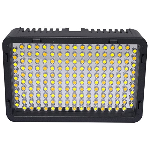 Mcoplus   168 Bi-color 3200 K - 7500 K de Ultra haute puissance panneau photographie professionnel appareil photo num  rique   cam  scope LED Studio d     clairage LED pour reflex num  rique Canon  Nikon  Pentax  Panasonic  Samsung et Olympus