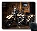 Produktbild Custom Amazing Mauspad mit Harley Davidson Motorrad Stil rutschfestem Neopren Gummi Standard Größe 22,9 cm (220 mm) X 17,8 cm (180 mm) X 1/20,3 cm (3 mm) Desktop Mousepad Laptop Mousepads bequem Computer Mauspad