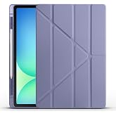 Kilifplus Samsung Galaxy Tab S10 Fe Plus / 13.1" in&ccedil; ile Uyumlu Kılıf Tri Folding Silikon Kalem B&ouml;lmeli Katlanabilir Standlı 