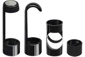 puak523 Haken Magnet Seitenansicht Spiegel Set, Serie 8 mm depstech Wireless Endoskop Kamera Mikroskop accessories-mirror & Haken & Magnet Gerät & Wasserdicht, Schwarz , --Free Size