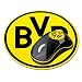 Produktbild München Borussia Dortmund USB Funk Mouse & Mauspad, Mousepad - Plus Gratis Lesezeichen