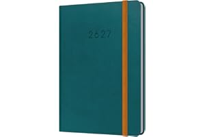 2026-2027 Mid/Academic Year Planner - 13 Month A6 Week-to-View Diary (August 2026 to September 2027) - Hard Cover - Collins Debden Legacy Range Teal